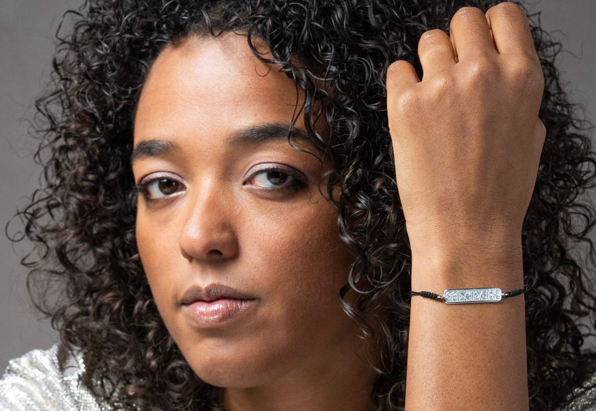 Bracciale Heritage in oro bianco