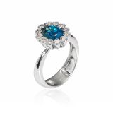 Anello con zaffiro