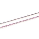 Tennis con zaffiri rosa