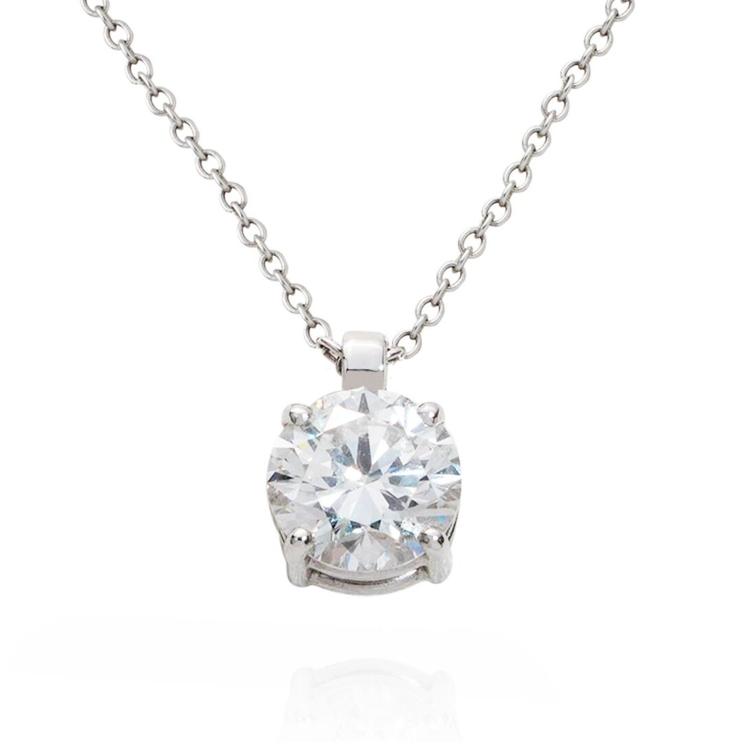 Diamond Solitaire Pendant