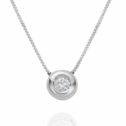 Onion-shaped Diamond Pendant