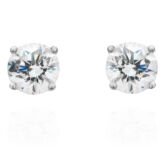 Orecchini diamante punto luce