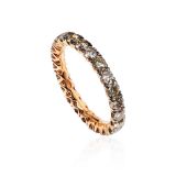 veretta con diamanti brown