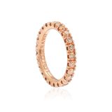 Veretta con diamanti brown