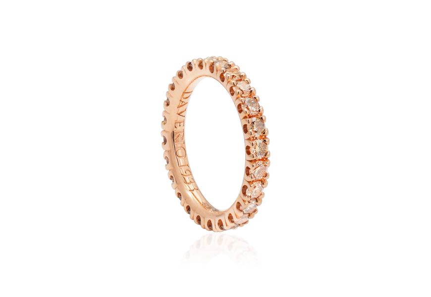 Brown Diamond Eternity Ring