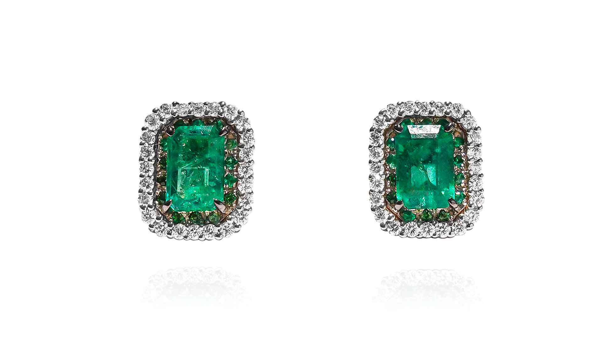 Orecchini con Smeraldi