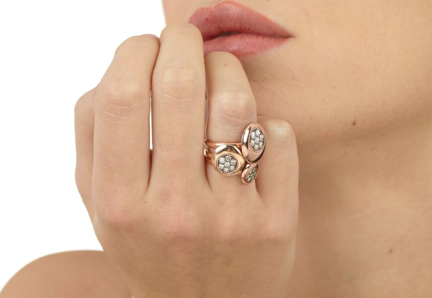 Pave rings