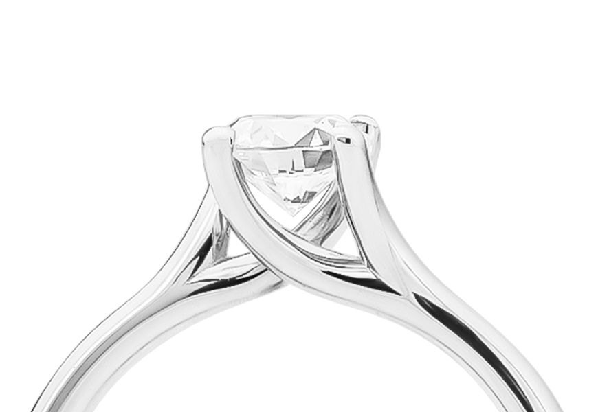 Montatura anello solitario Valentino