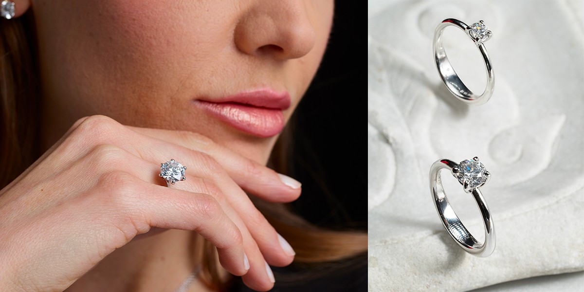 solitaire rings, solitaire rings