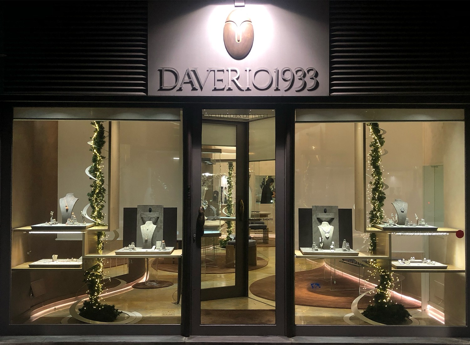 Natale gioielleria a Bergamo, Le vetrine di Natale della gioielleria DAVERIO1933 a Bergamo