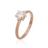 Rose Gold Solitaire Ring