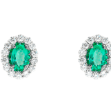 Orecchini con smeraldi e diamanti
