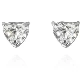 Orecchini con diamanti a cuore